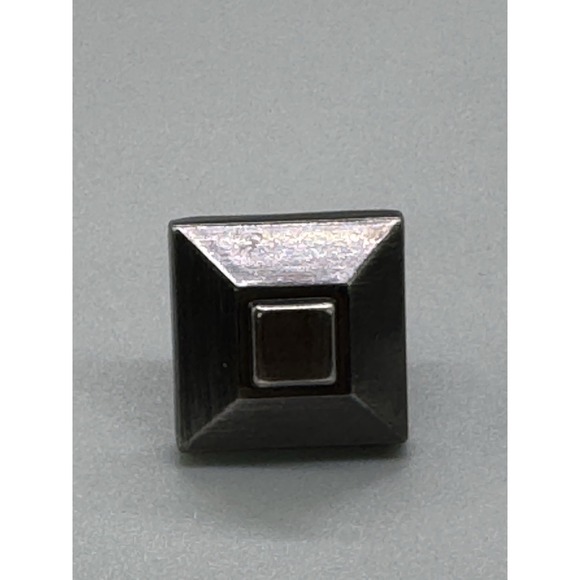 Glide Rite .875 in Square Pyramid Cabinet‎ Pulls Brushed Pewter - Picture 1 of 10